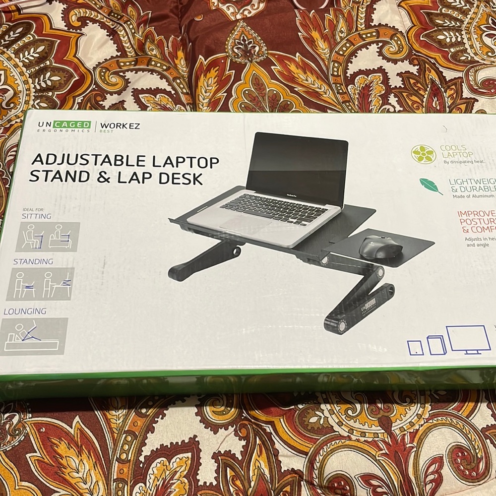 Adjustable Laptop Stand & Lap Desk